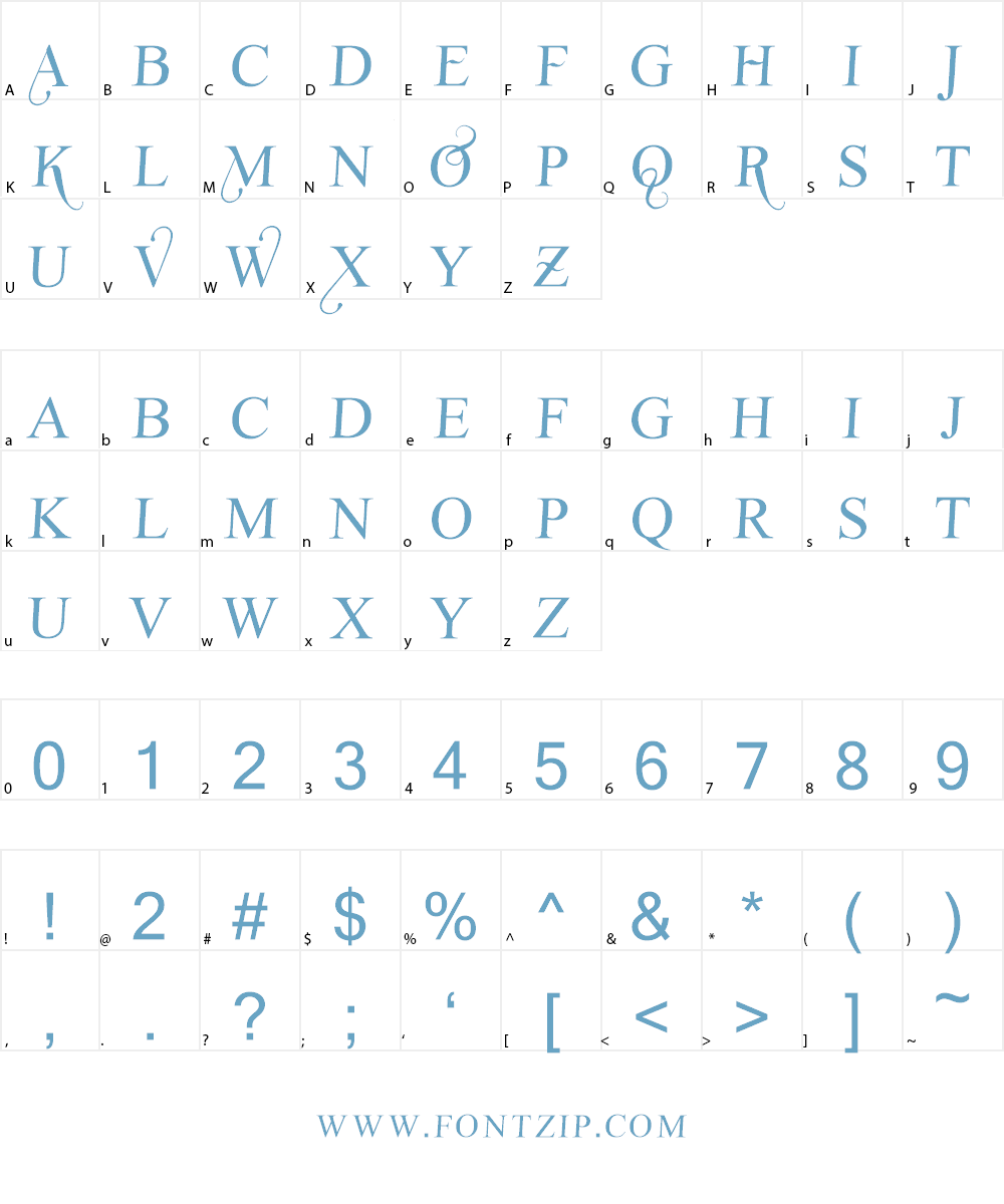 Vtks Tatuage2 Font Character